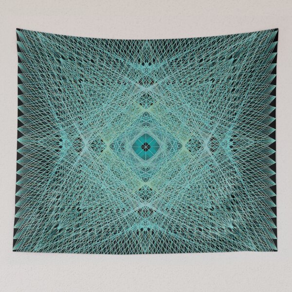 Item preview, Rectangular Pattern #6 Morph C [14578-Cyans-BB] designed and sold by LottMultimedia.