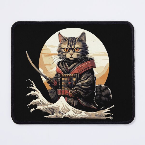 Item preview, Japanese Samurai Cat designed and sold by Myra365Art.