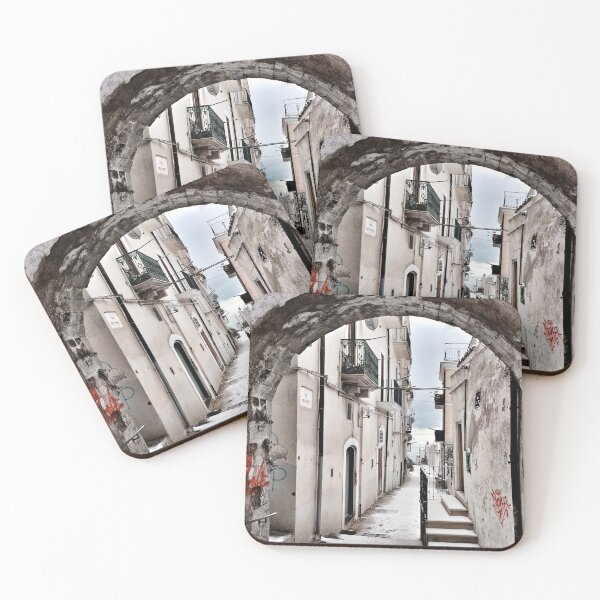 Item preview, Snowy Monte Sant'Angelo: Beneath the Ancient Arch designed and sold by EpicVistas.
