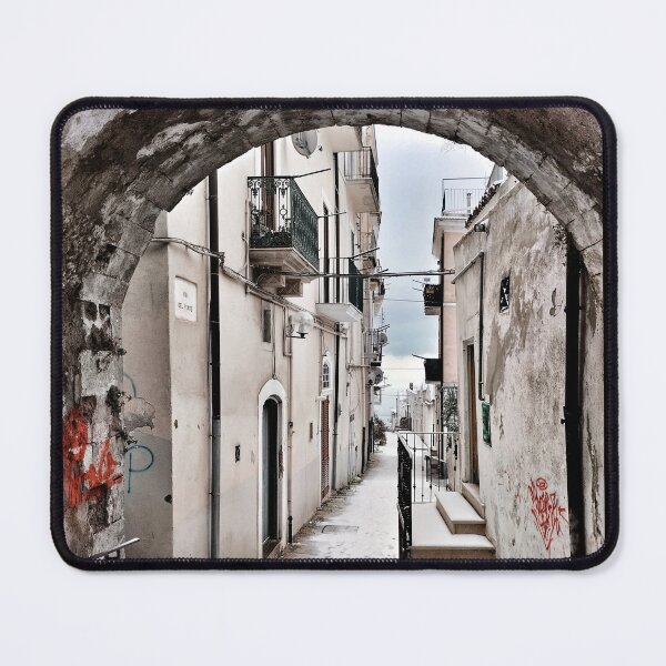 Item preview, Snowy Monte Sant'Angelo: Beneath the Ancient Arch designed and sold by EpicVistas.