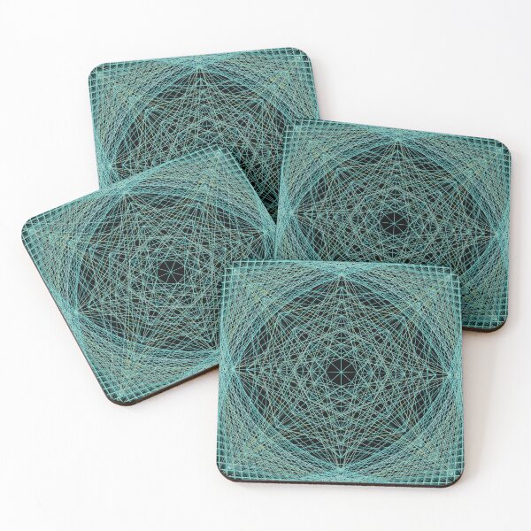 Item preview, Rectangular Pattern #6 Morph C [13296-Cyans-BB] designed and sold by LottMultimedia.