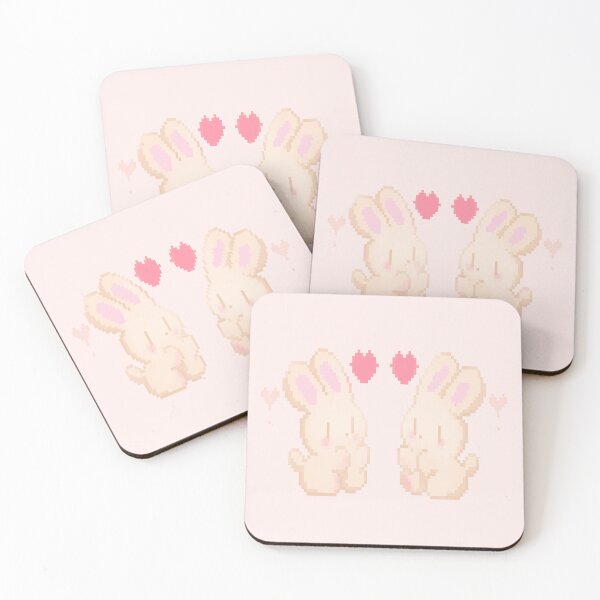 Item preview, Cute Bunny pixel art coquette designed and sold by Soft-Maiot.