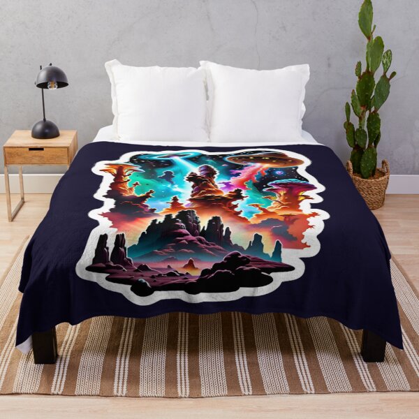 Item preview, Ufo In Space With Pillars Of Creation designed and sold by TheArtOfPat.