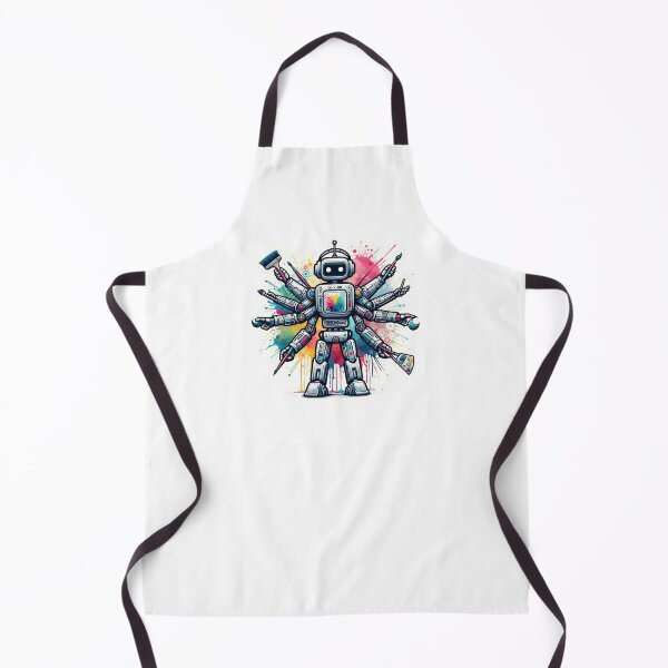 Item preview, Retro Artist Bot designed and sold by pixelpulsenyc.