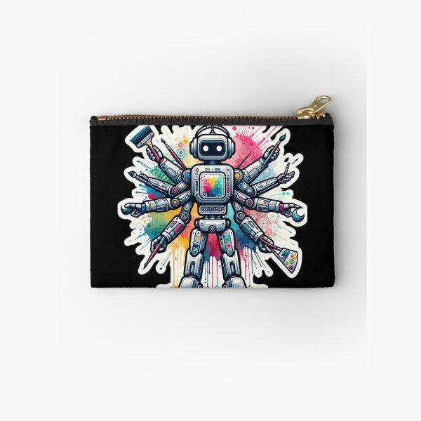 Item preview, Retro Artist Bot designed and sold by pixelpulsenyc.
