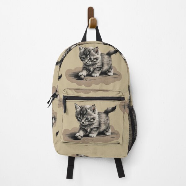 Item preview, When the little kitten sees his toy, everything around him disappears. designed and sold by redask2me.