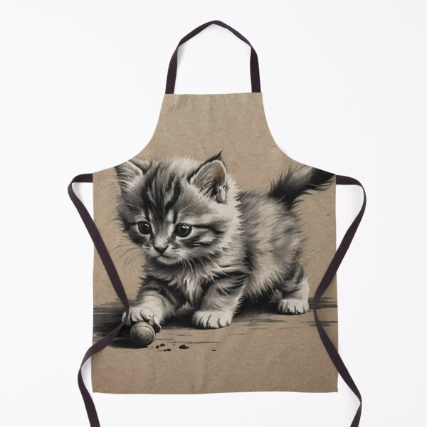 Item preview, When the little kitten sees his toy, everything around him disappears. designed and sold by redask2me.