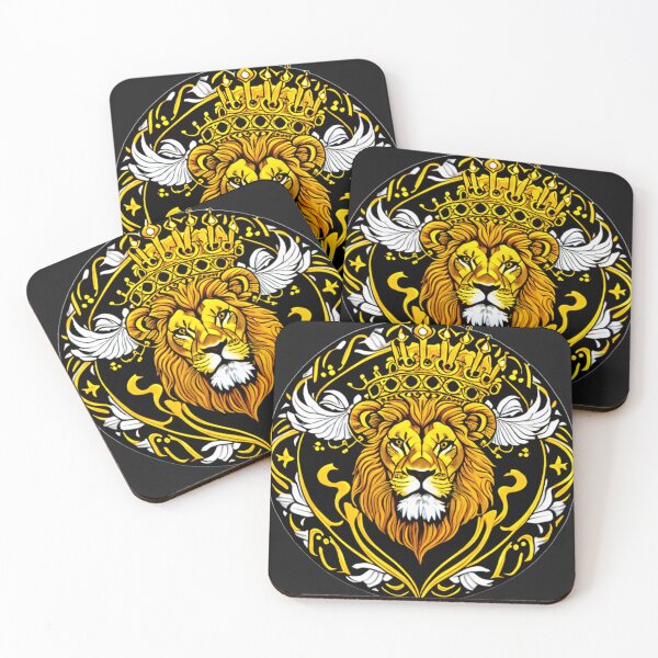 Item preview, Sovereign Roar: The Majestic Lion Crowned in Resplendent Glory designed and sold by Highlandkings.