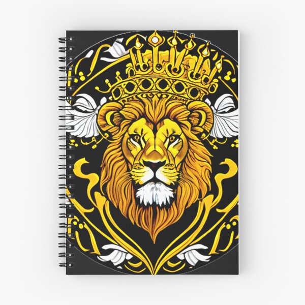 Item preview, Sovereign Roar: The Majestic Lion Crowned in Resplendent Glory designed and sold by Highlandkings.