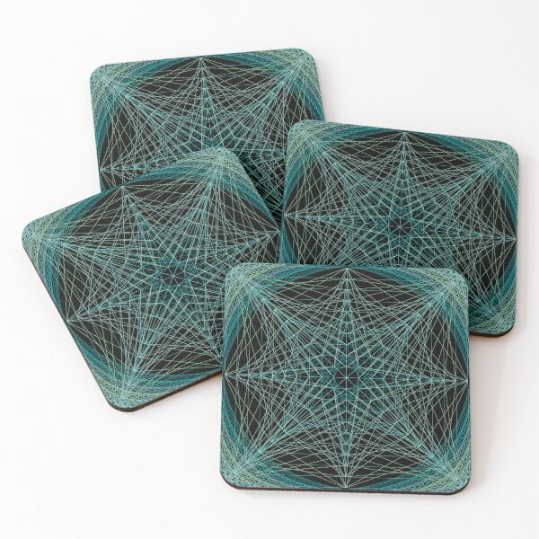 Item preview, Rectangular Pattern #6 Morph C [12696-Cyans-BB] designed and sold by LottMultimedia.