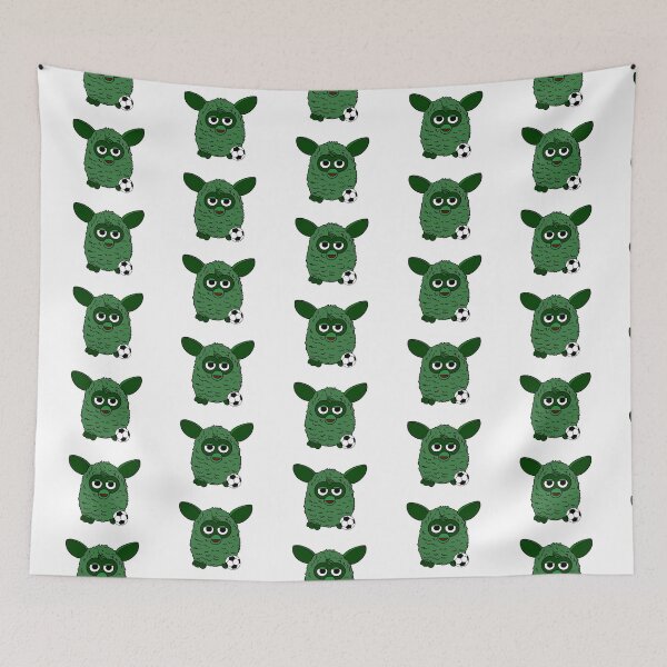 Item preview, Forest Green Footballer Furby designed and sold by Animals-by-JB.