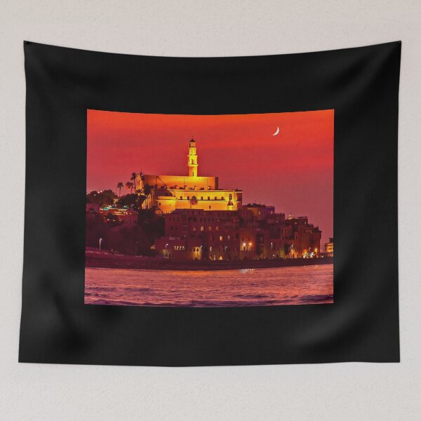 Item preview, A Fiery Jaffa Sunset as Seen from Tel Aviv designed and sold by Mitchell Grosky.
