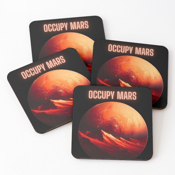 Item preview, Occupy mars designed and sold by TEEJAMBOREE.