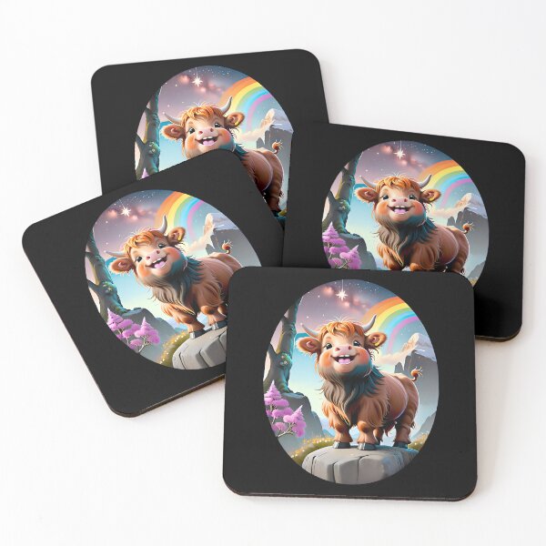 Item preview, Cute Baby Highland Cow Calf designed and sold by TheArtOfPat.