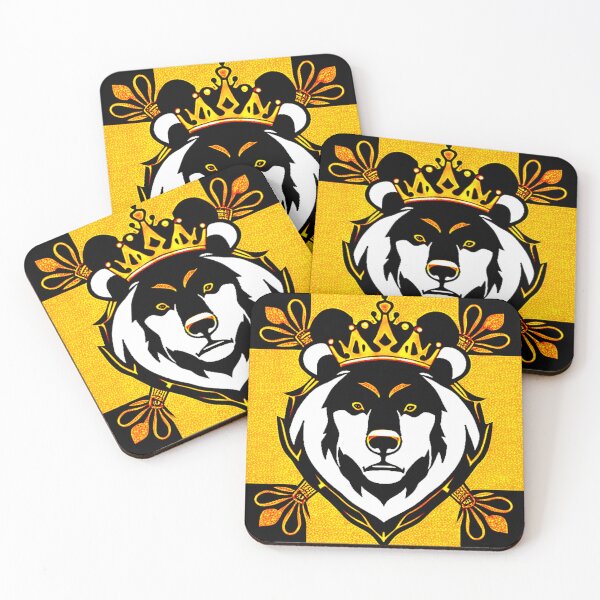Item preview, Noble Guardian: The Crowned Bear of the Checkered Realm designed and sold by Highlandkings.