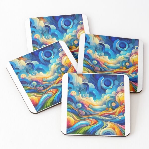 Item preview, Cloud and Ocean Collage Aesthetic , Ocean Beach Inspired Posters and Art Prints designed and sold by IMPRINTSTYLEZ.