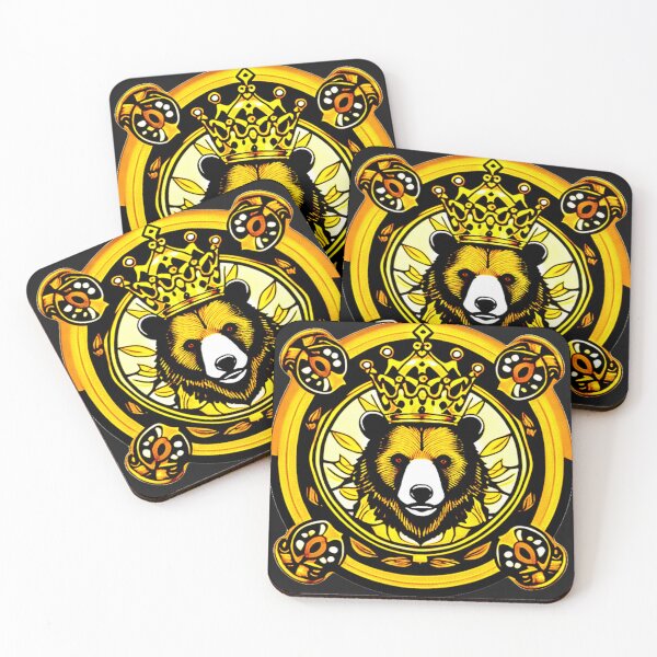 Item preview, Sovereign of the Forest The Crowned Bear Emblem designed and sold by Highlandkings.