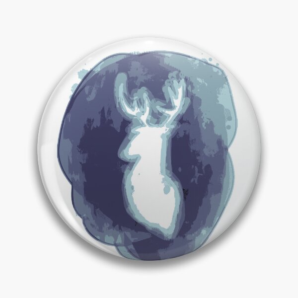 Item preview, Expecto Patronum! Minimalist Deer Patronus Art by Eyesasdaggers designed and sold by eyesasdaggers.