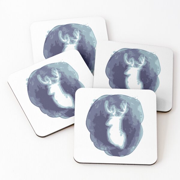 Item preview, Expecto Patronum! Minimalist Deer Patronus Art by Eyesasdaggers designed and sold by eyesasdaggers.
