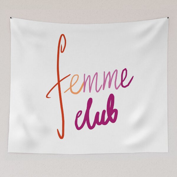 Item preview, femme club lesbian/sapphic pride designed and sold by prideisjoy.