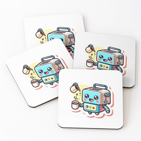 Item preview, Cheerful Morning Bot designed and sold by pixelpulsenyc.