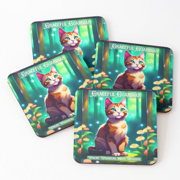 Item preview, Where Whiskers meet wonder, graceful guardian. designed and sold by Abundancelife.
