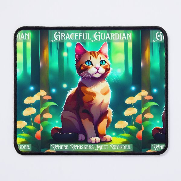 Item preview, Where Whiskers meet wonder, graceful guardian. designed and sold by Abundancelife.