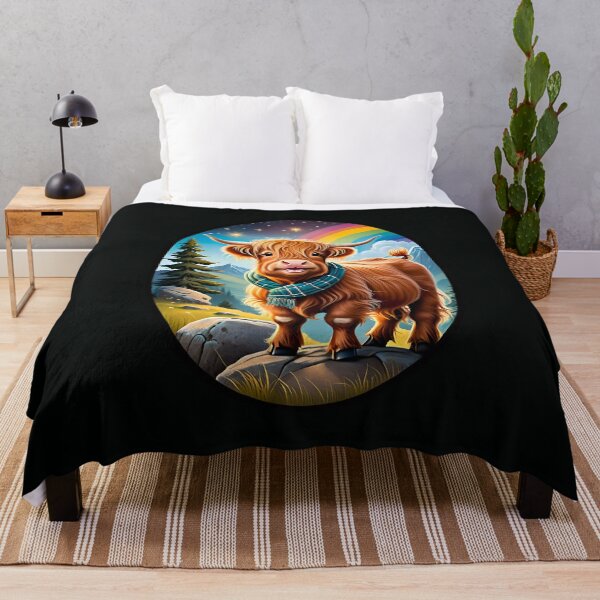 Item preview, Cute Baby Highland Cow Calf designed and sold by TheArtOfPat.