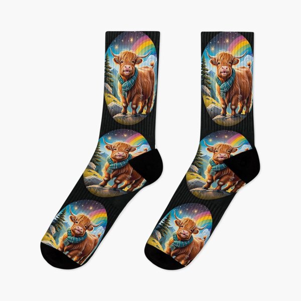 Item preview, Cute Baby Highland Cow Calf designed and sold by TheArtOfPat.