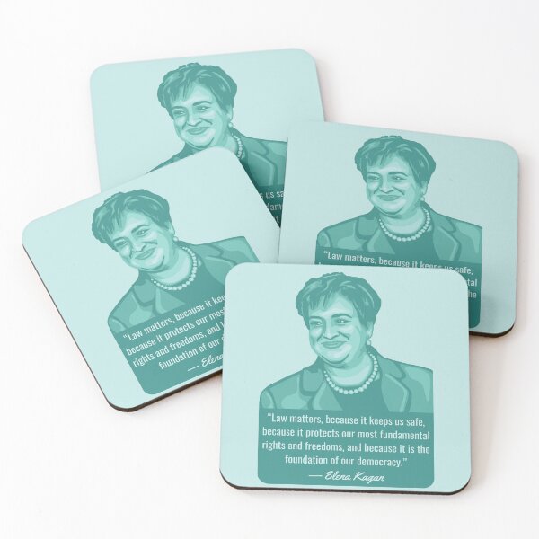 Item preview, Elena Kagan Portrait and Quote designed and sold by Unhinged Heather.