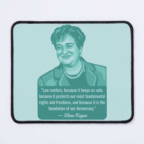 Item preview, Elena Kagan Portrait and Quote designed and sold by Unhinged Heather.