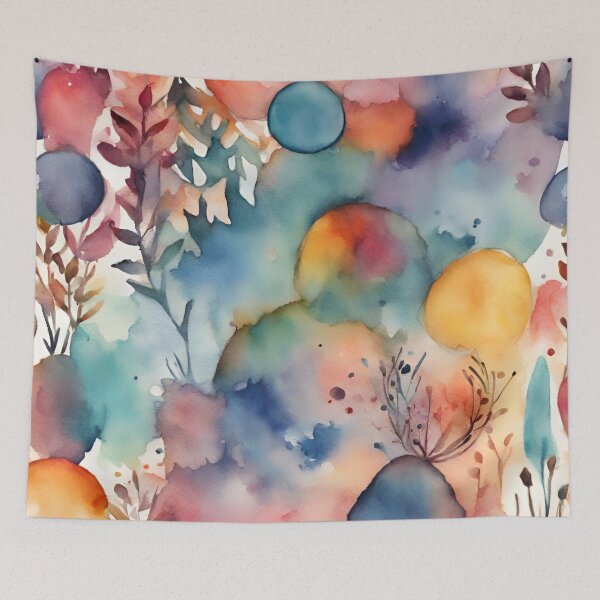 Item preview, Colourful abstract art designed and sold by NingningS.