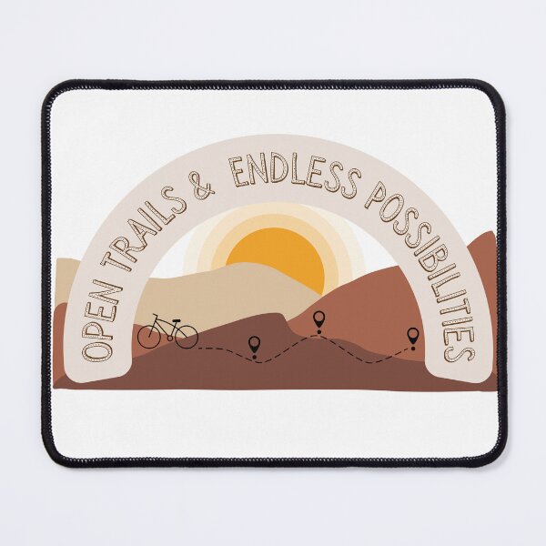 Item preview, Open Trails & Endless Possibilities Mountain Bike Sun Ride designed and sold by WhatThePublicWa.