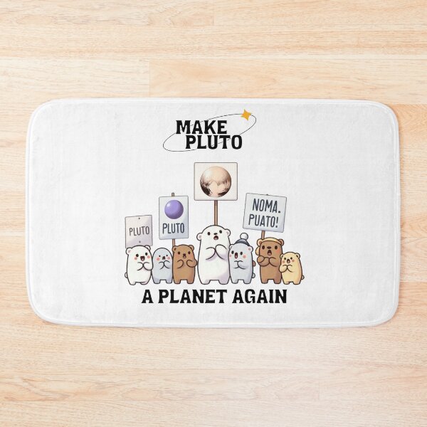 Item preview, Make Pluto A Planet Again Polar Bear designed and sold by LemuellTrends.