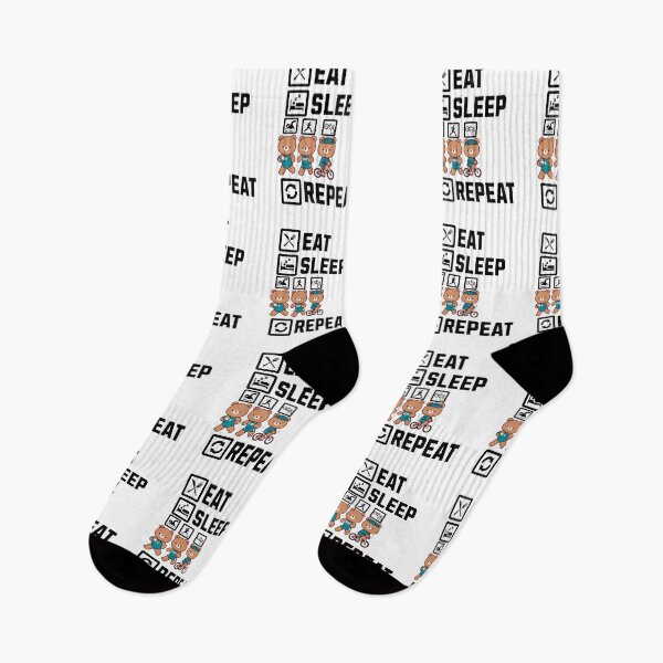 Item preview, Eat Sleep Swim Bike Run Repeat Bear designed and sold by LemuellTrends.