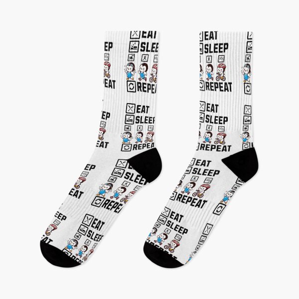 Item preview, Eat Sleep Swim Bike Run Repeat Penguin designed and sold by LemuellTrends.