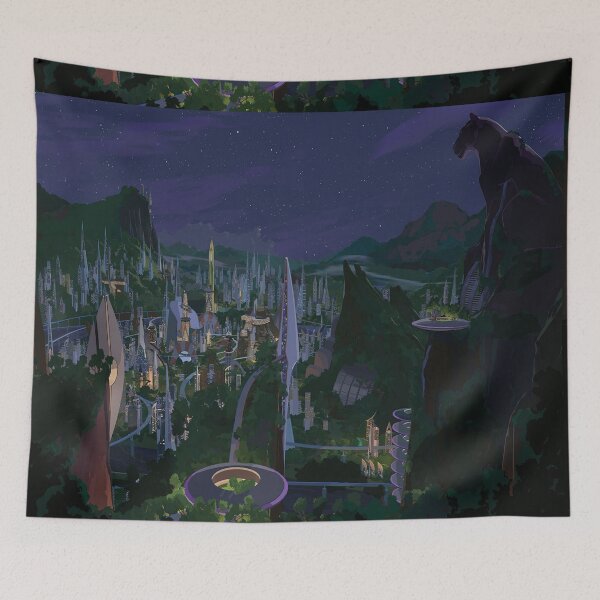 Item preview, Panther City Cosplay Tapestry designed and sold by jakersvelmax.