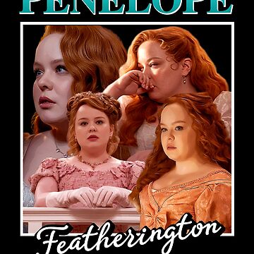 Aperçu de l'œuvre Penelope Featherington Les Bridgerton des années 90 Netflix de KamiTrendz