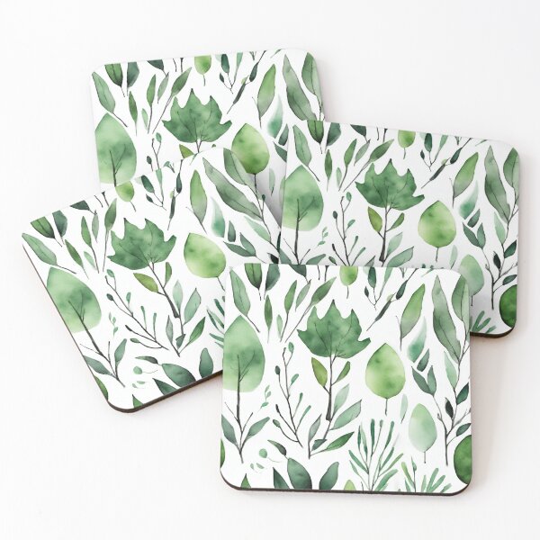 Item preview, Green leaves and trees designed and sold by NingningS.