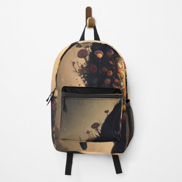 Item preview, Fox Portrait. fox silhouette, floral fox, abstract fox, fantasy fox, whimsical fox, fox pattern designed and sold by FoxVibes.