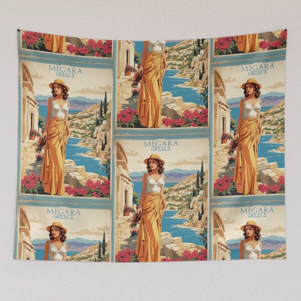 Item preview, Megara Greece Vintage Travel Tourism  designed and sold by TravelersGems.