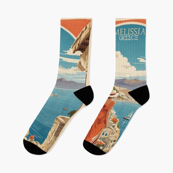 Item preview, Melissia Greece Vintage Travel Tourism  designed and sold by TravelersGems.
