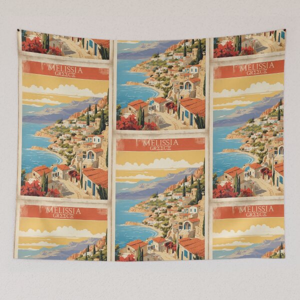 Item preview, Melissia Greece Vintage Travel Tourism  designed and sold by TravelersGems.