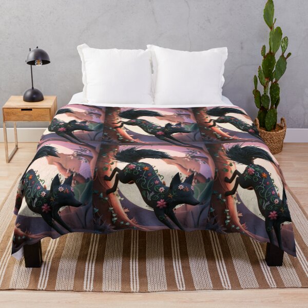 Item preview, Fox Portrait. fox silhouette, floral fox, abstract fox, fantasy fox, whimsical fox, fox pattern designed and sold by FoxVibes.