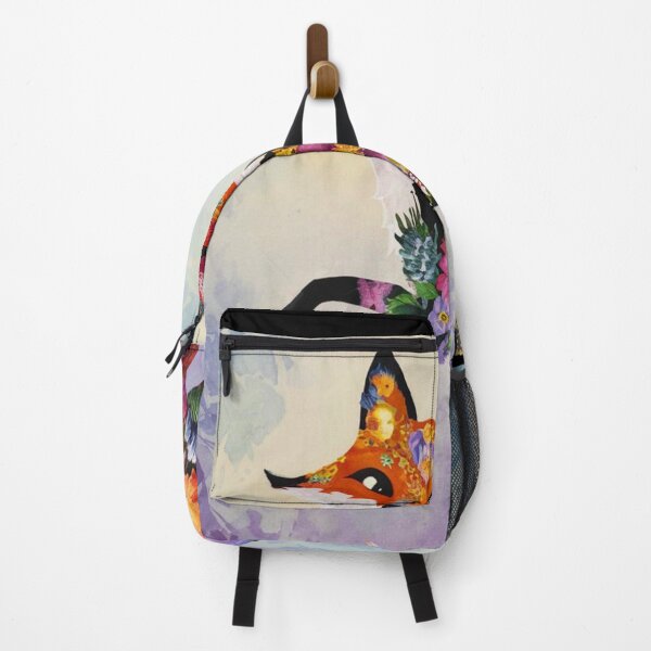 Item preview, Fox Portrait. fox silhouette, floral fox, abstract fox, fantasy fox, whimsical fox, fox pattern designed and sold by FoxVibes.