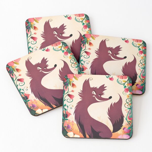 Artikelvorschau, Fuchs-Porträt. Fuchs-Silhouette, Blumenfuchs, abstrakter Fuchs, Fantasiefuchs, wunderlicher Fuchs, Fuchsmuster entworfen und verkauft von FoxVibes.