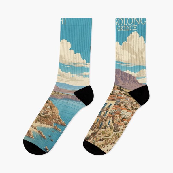 Item preview, Missolonghi Greece Vintage Travel Tourism  designed and sold by TravelersGems.