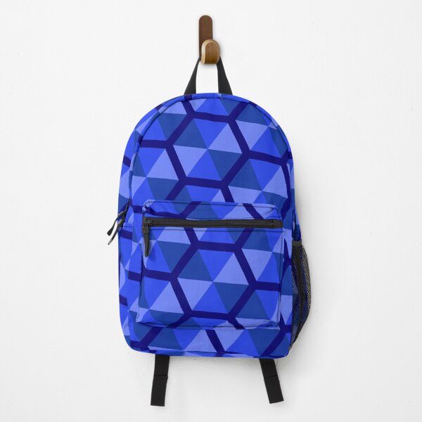Item preview, Blue Multicolor Umbrella Hexagons Honeycomb Grid Party Pattern designed and sold by Alchemy-A-La-G.