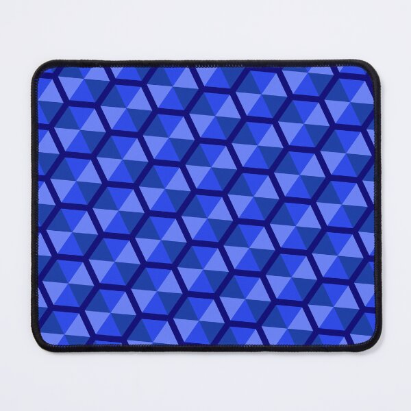 Item preview, Blue Multicolor Umbrella Hexagons Honeycomb Grid Party Pattern designed and sold by Alchemy-A-La-G.