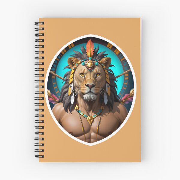 Item preview, Native American Lion Warrior Chief designed and sold by TheArtOfPat.